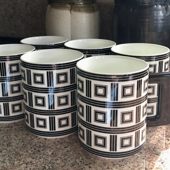 GREG NATALE Astoria Mug, set of 6, Bone China - Picture 2 of 4